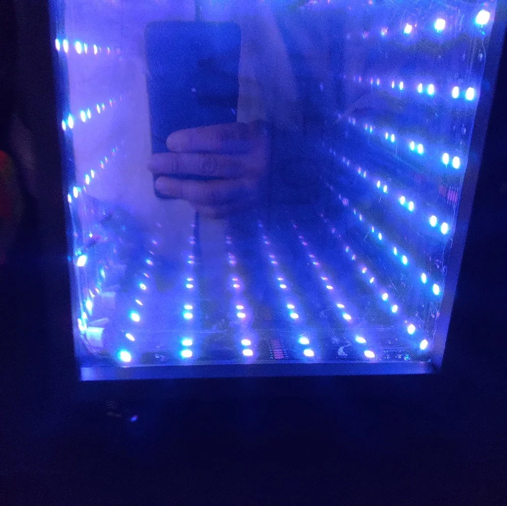 Hand made infinity mirror